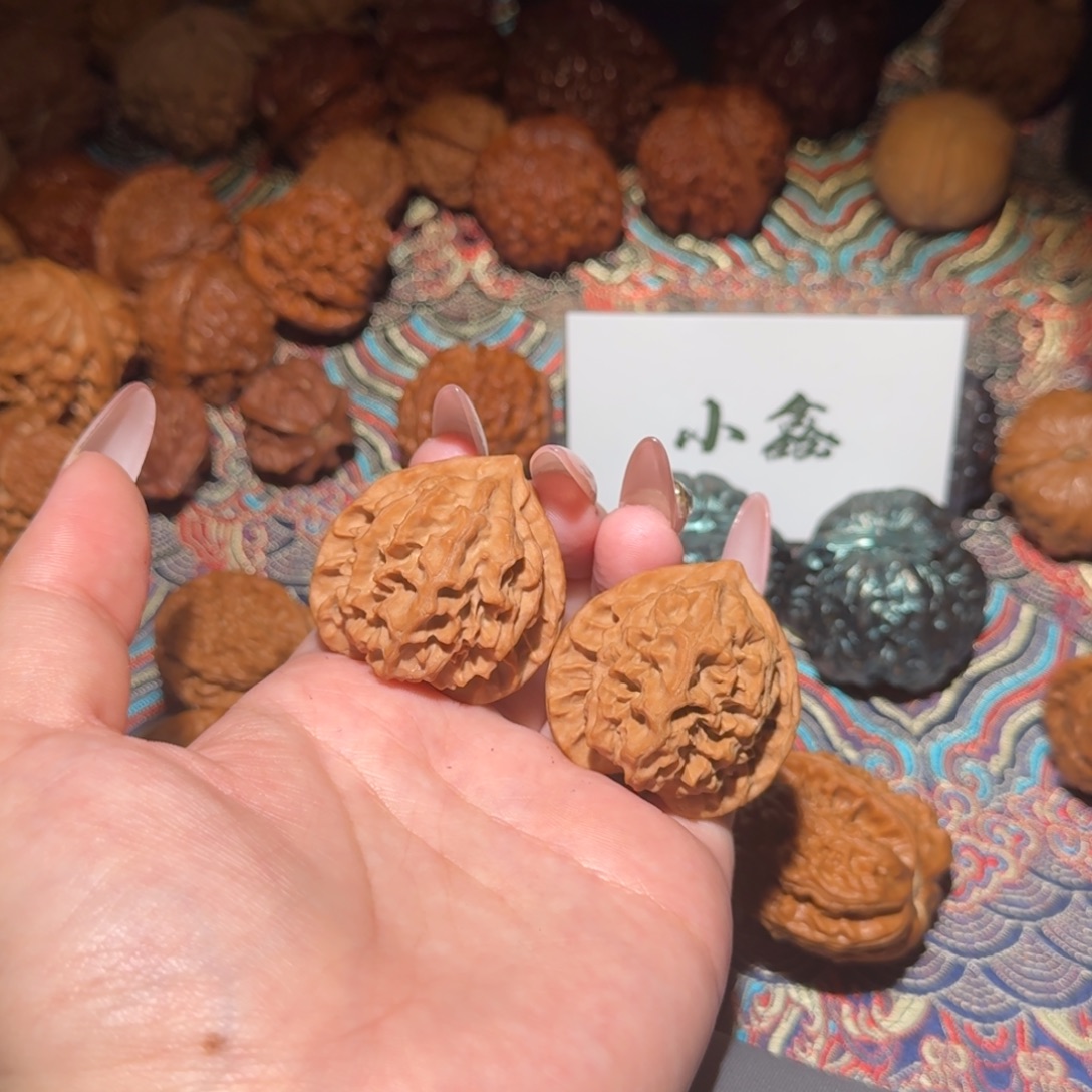 _***師把件文玩核桃2302号38龙鳞文玩核桃