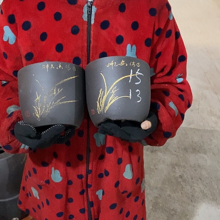 紫砂花盆紫砂花盆