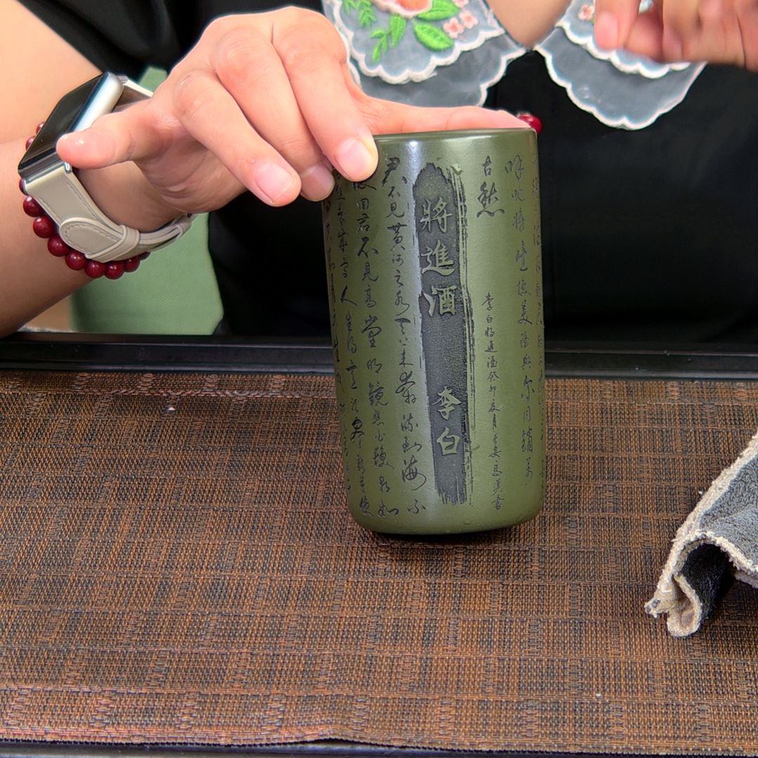 茶杯紫砂高货放漏