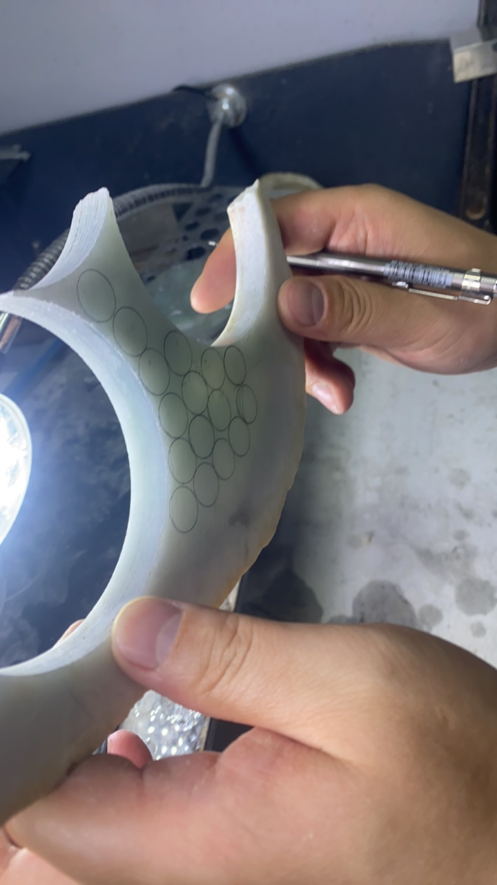 觅羽手镯定制翡翠珠子16颗