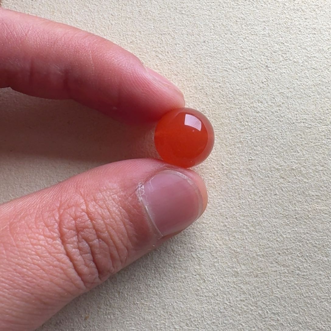 南红玛瑙圆珠12.9未镶嵌