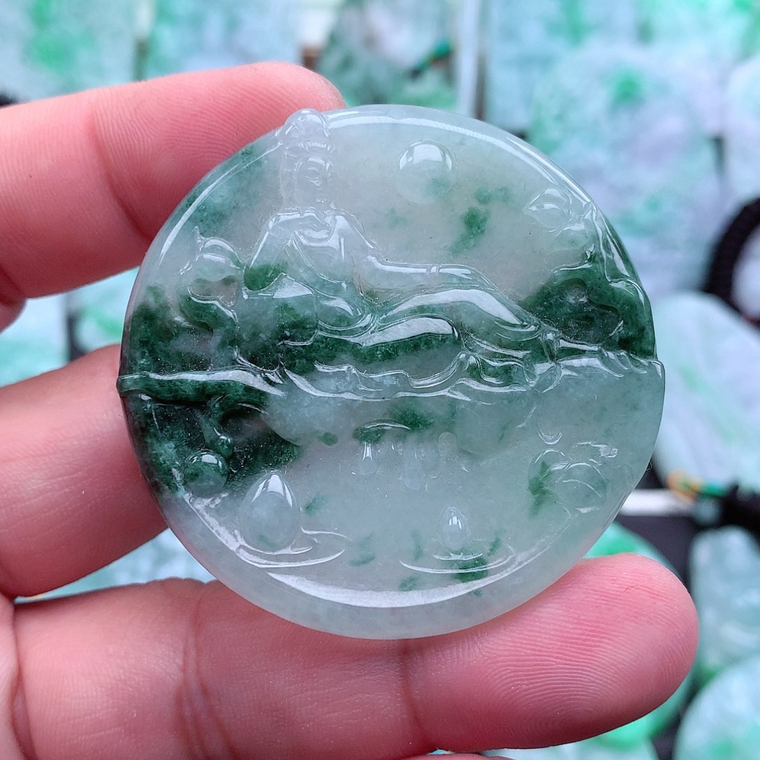 翡翠吊坠(不含链)未镶嵌