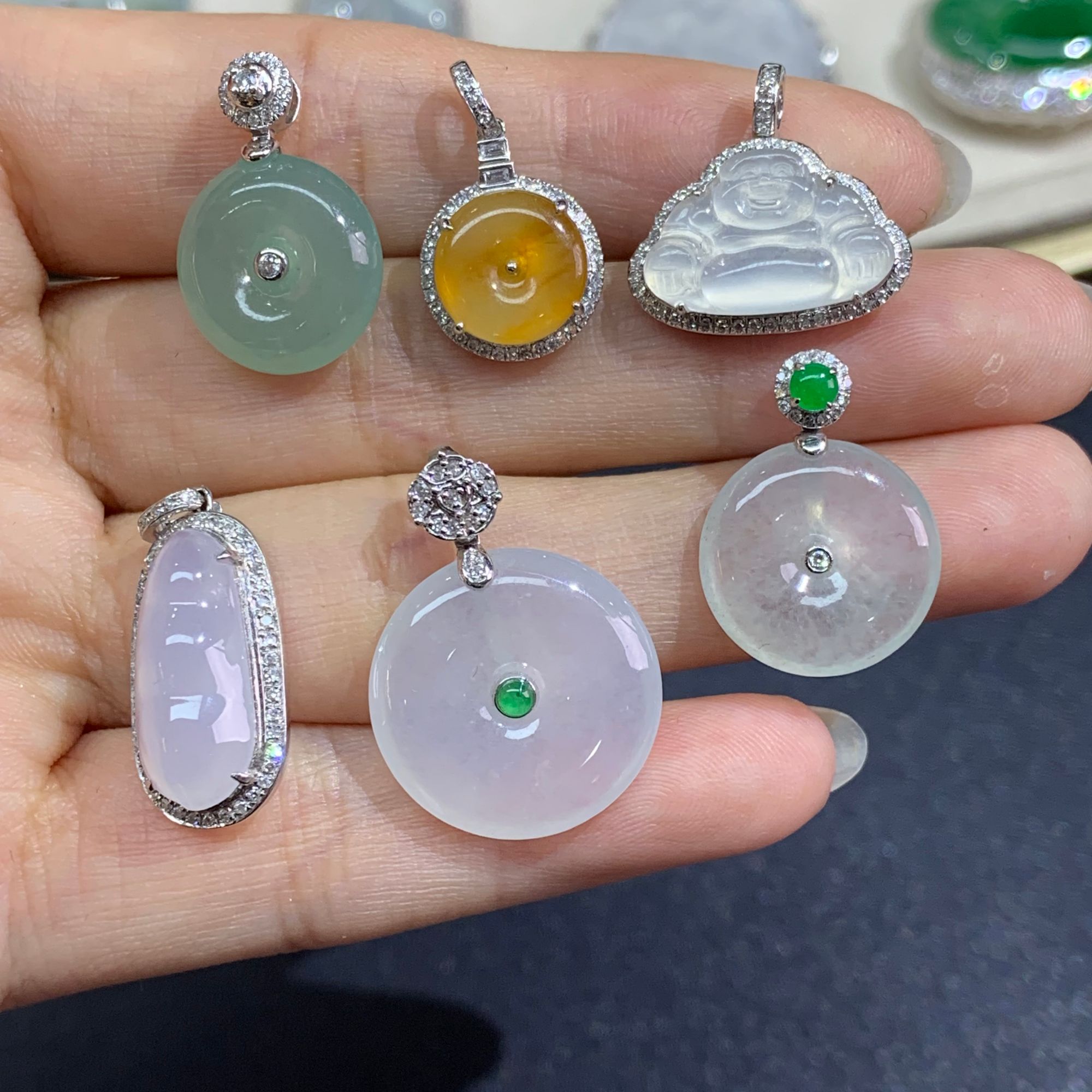 【彩虹盘】翡翠-多样性发一件-A012|CXQ21