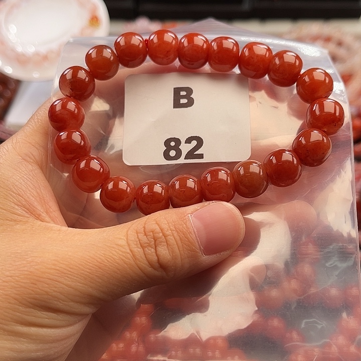 南红玛瑙未镶嵌多样性发货默认微瑕称重10mm