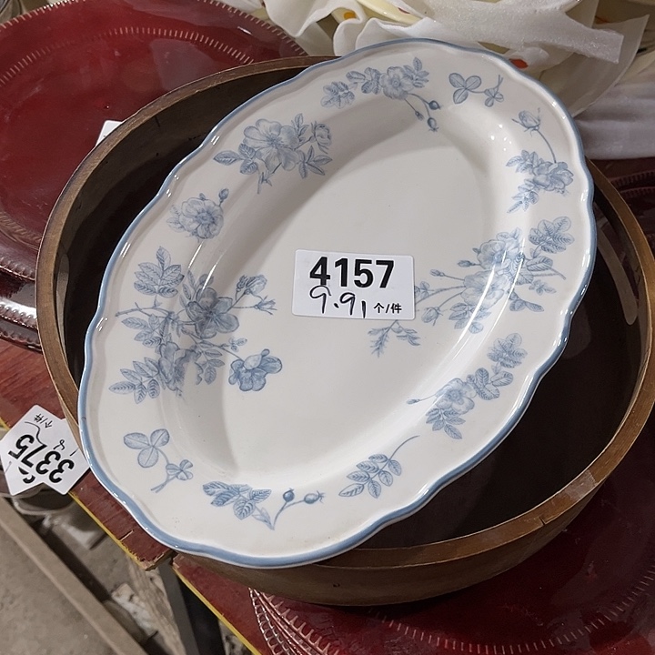 瓷微瑕外贸餐具4157