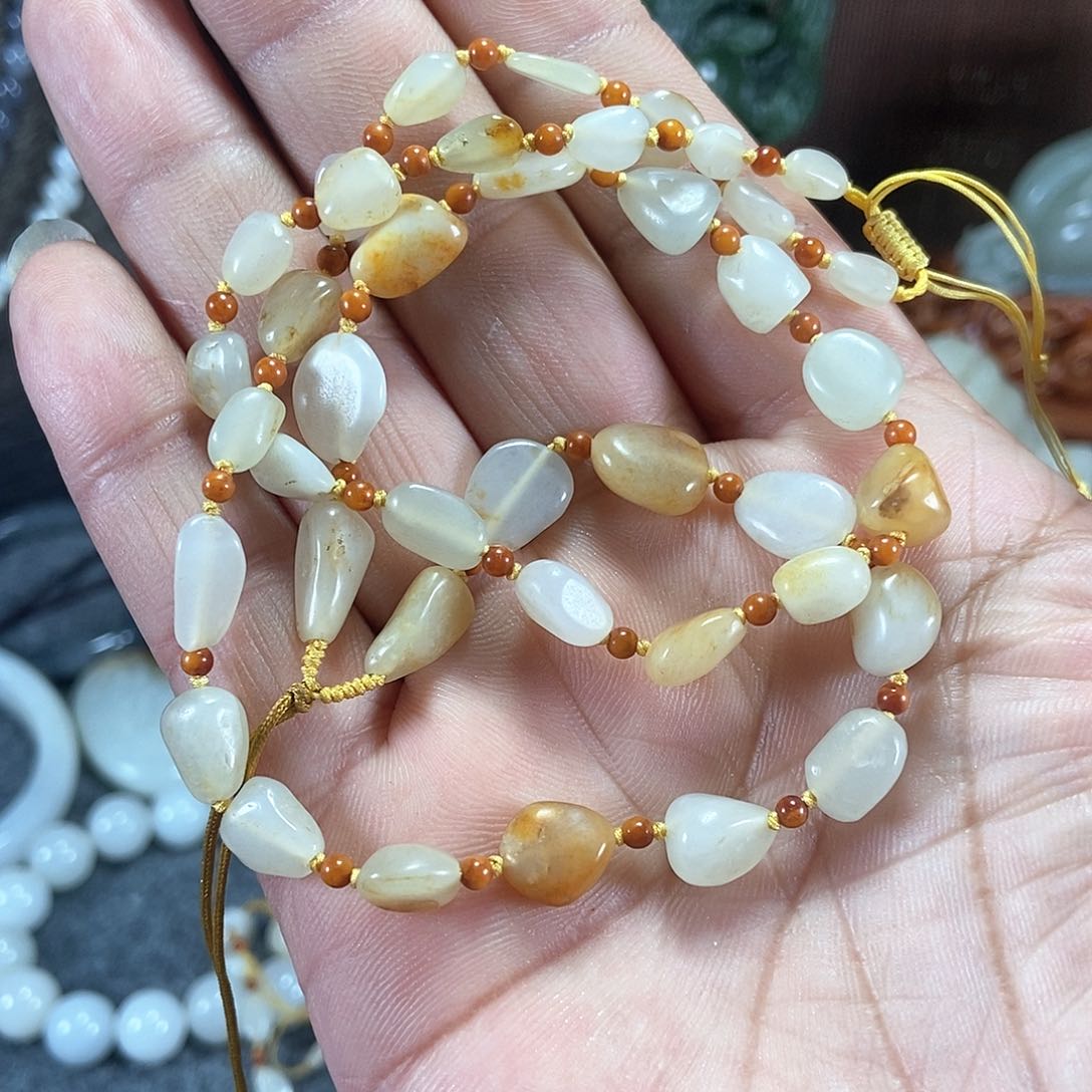 和田玉手链未镶嵌二*敏