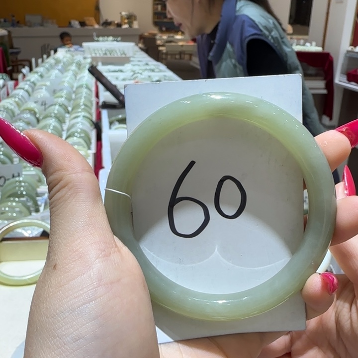 和田玉未镶嵌手镯817