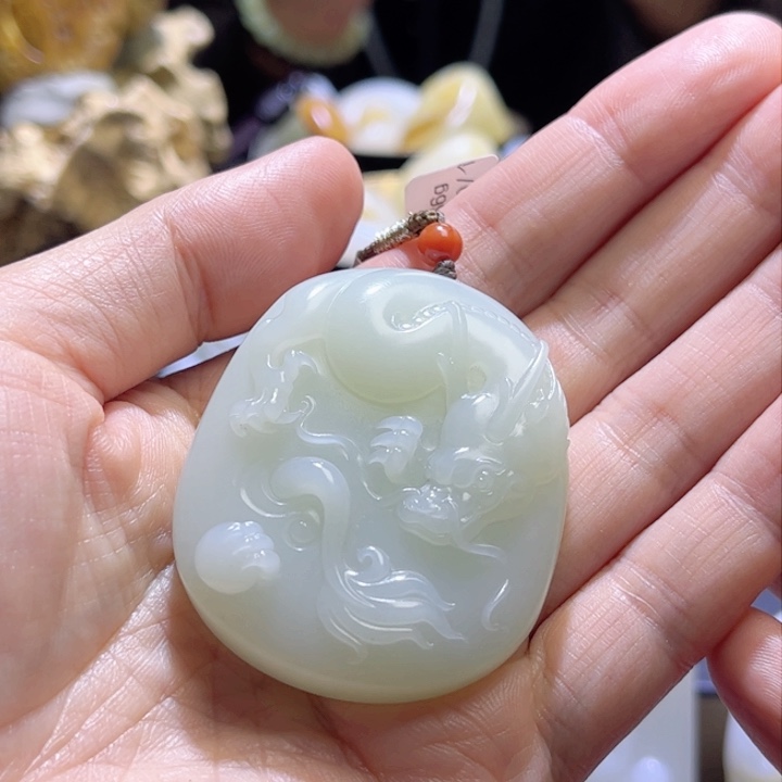 和田玉吊坠(不含链)未镶嵌