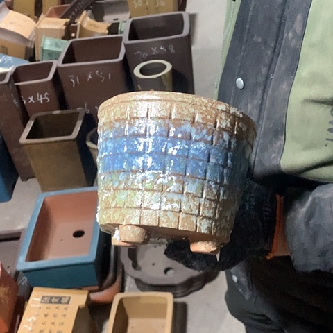 紫砂花盆手工制作