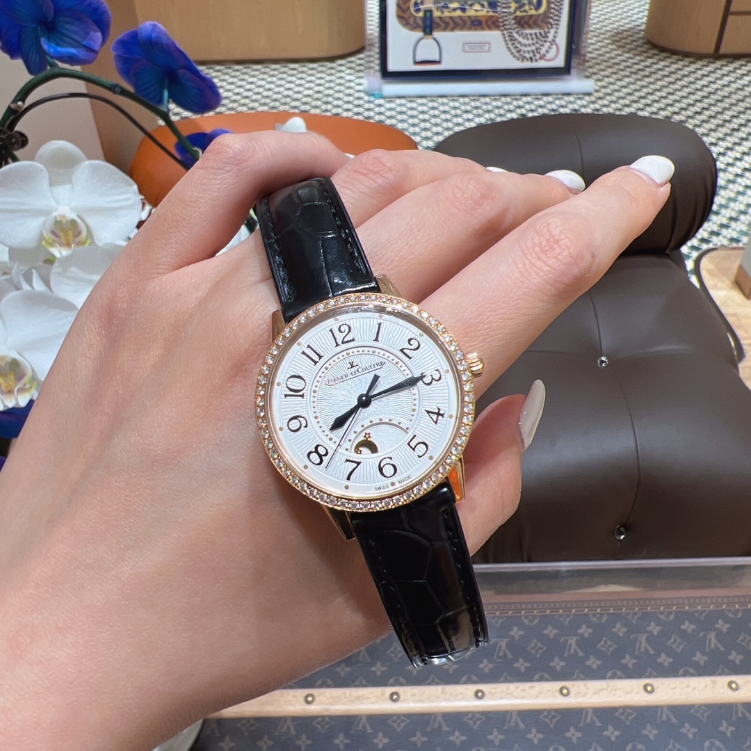 Jaeger-LeCoultre/积家 约会系列 3442420  18K玫瑰金 原镶钻