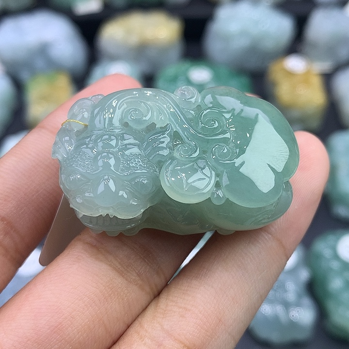 翡翠未镶嵌颈饰天然缅甸翡翠