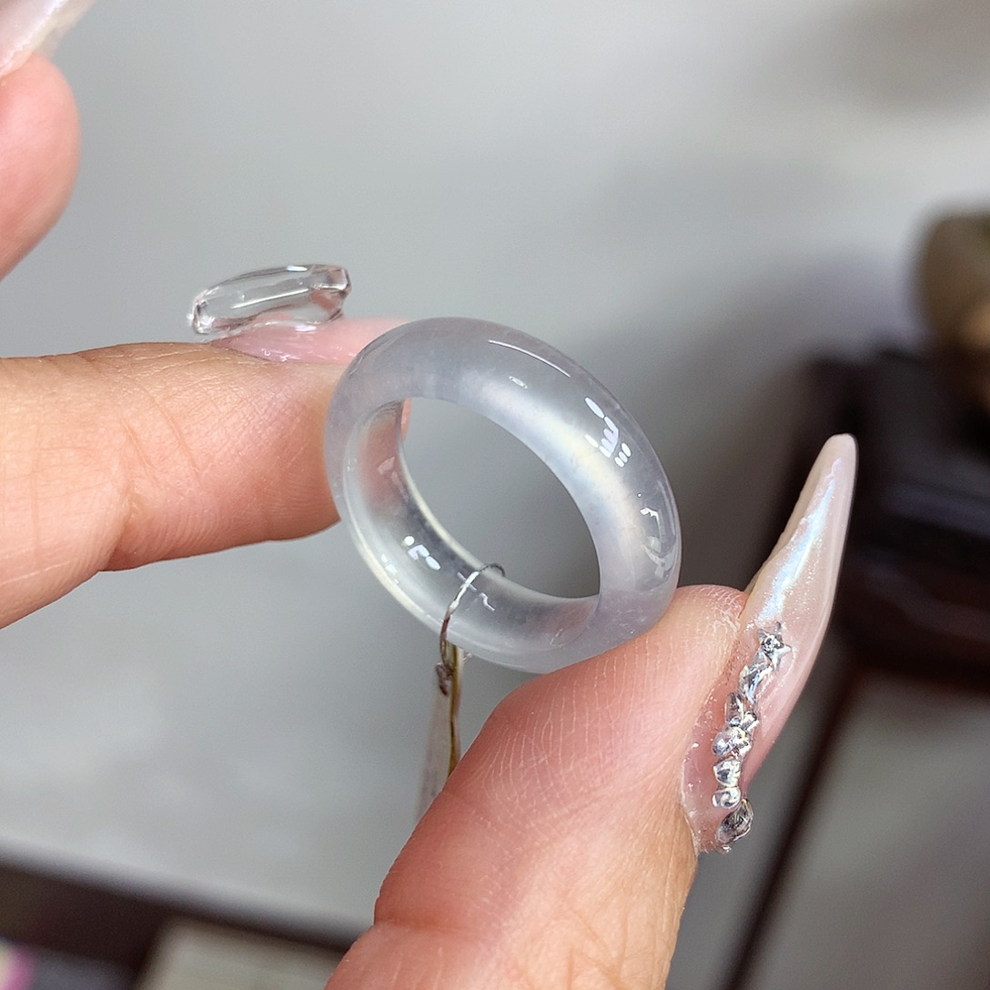 翡翠戒指未镶嵌13-14号