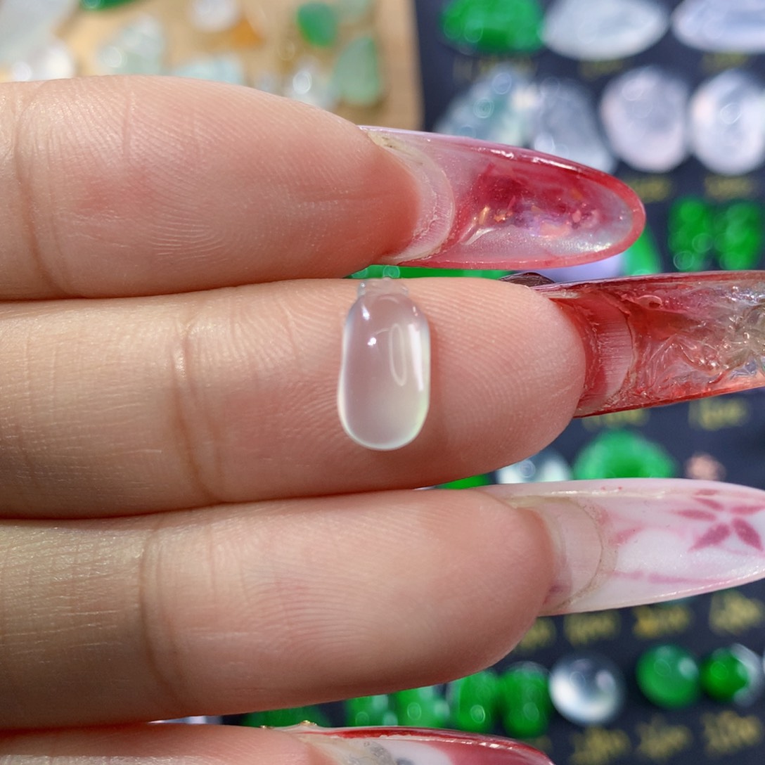 翡翠颈饰未镶嵌纯天然缅甸翡翠A货