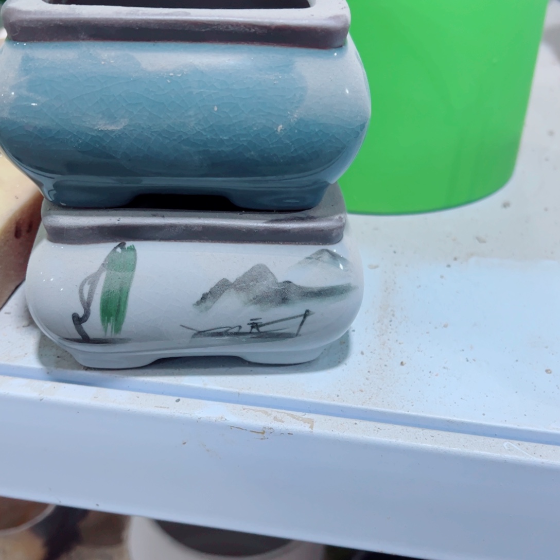 有孔，陶瓷花盆满10米包邮发货