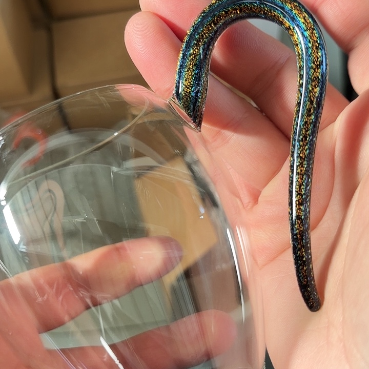 玻璃手工艺品玻璃茶器依然暗夜金