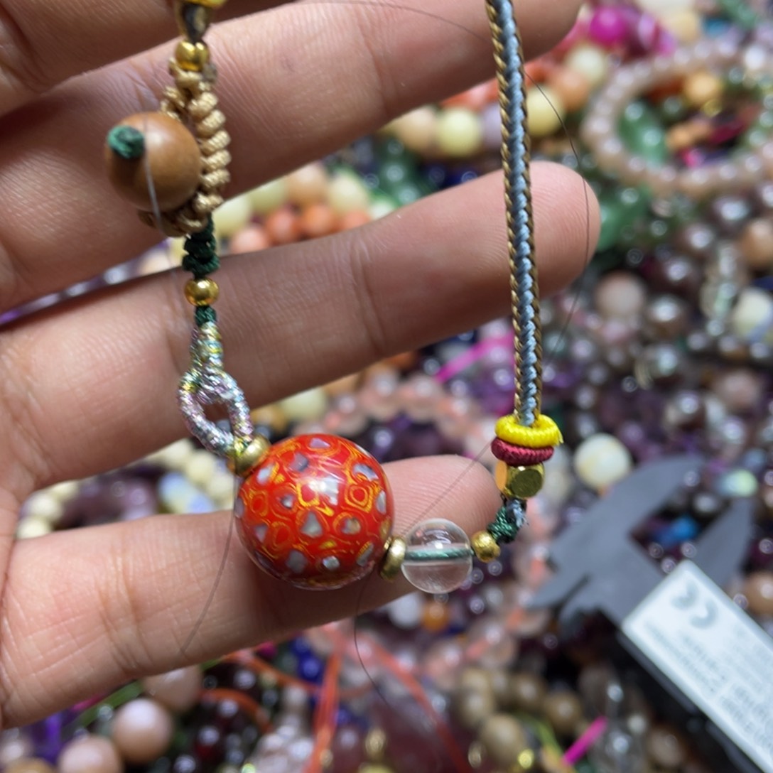 紫晶颈饰银S800镀金镶嵌