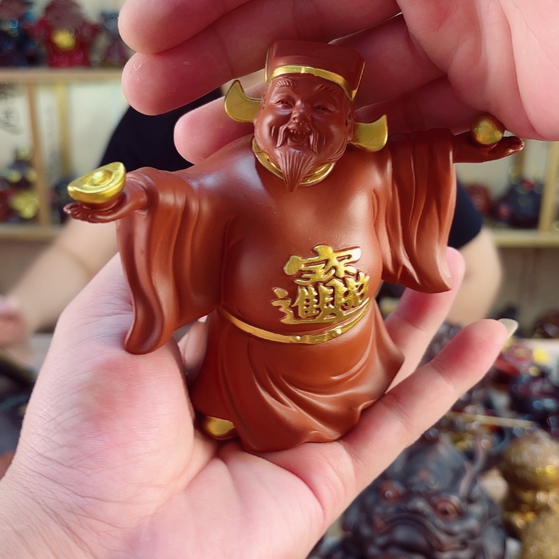 紫砂茶宠紫陶树脂茶宠摆件