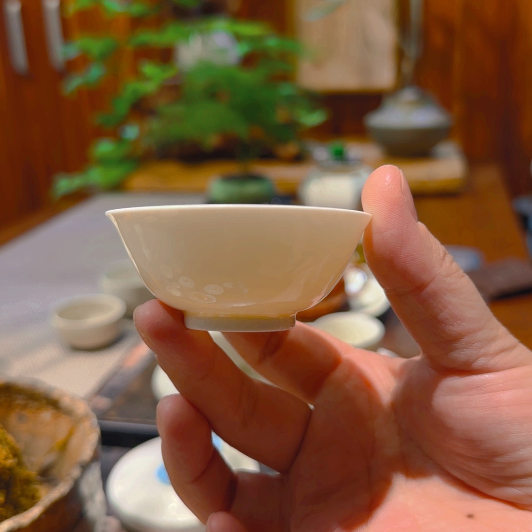微澜定瓷 微瑕若深杯40cc