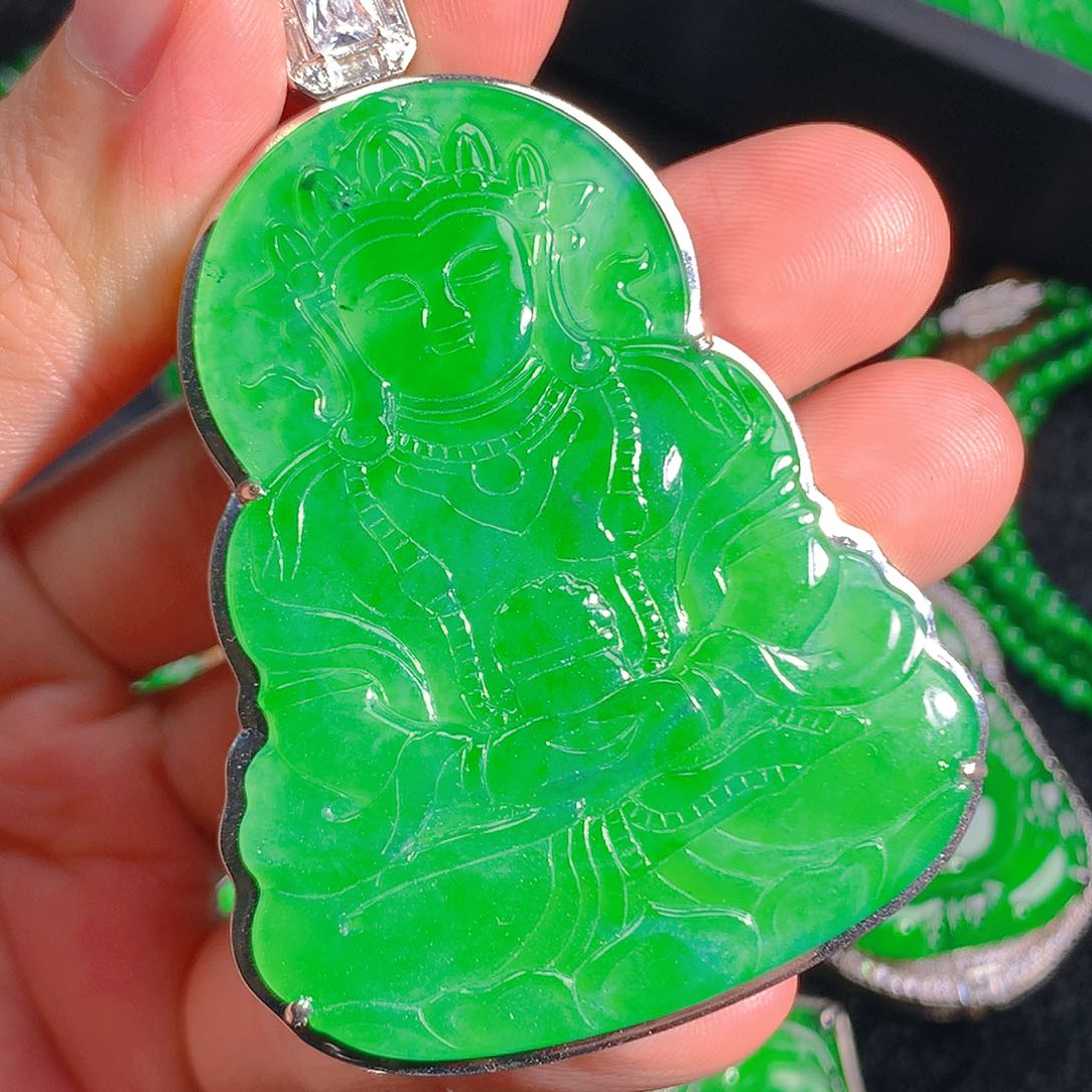 翡翠吊坠(不含链)未镶嵌