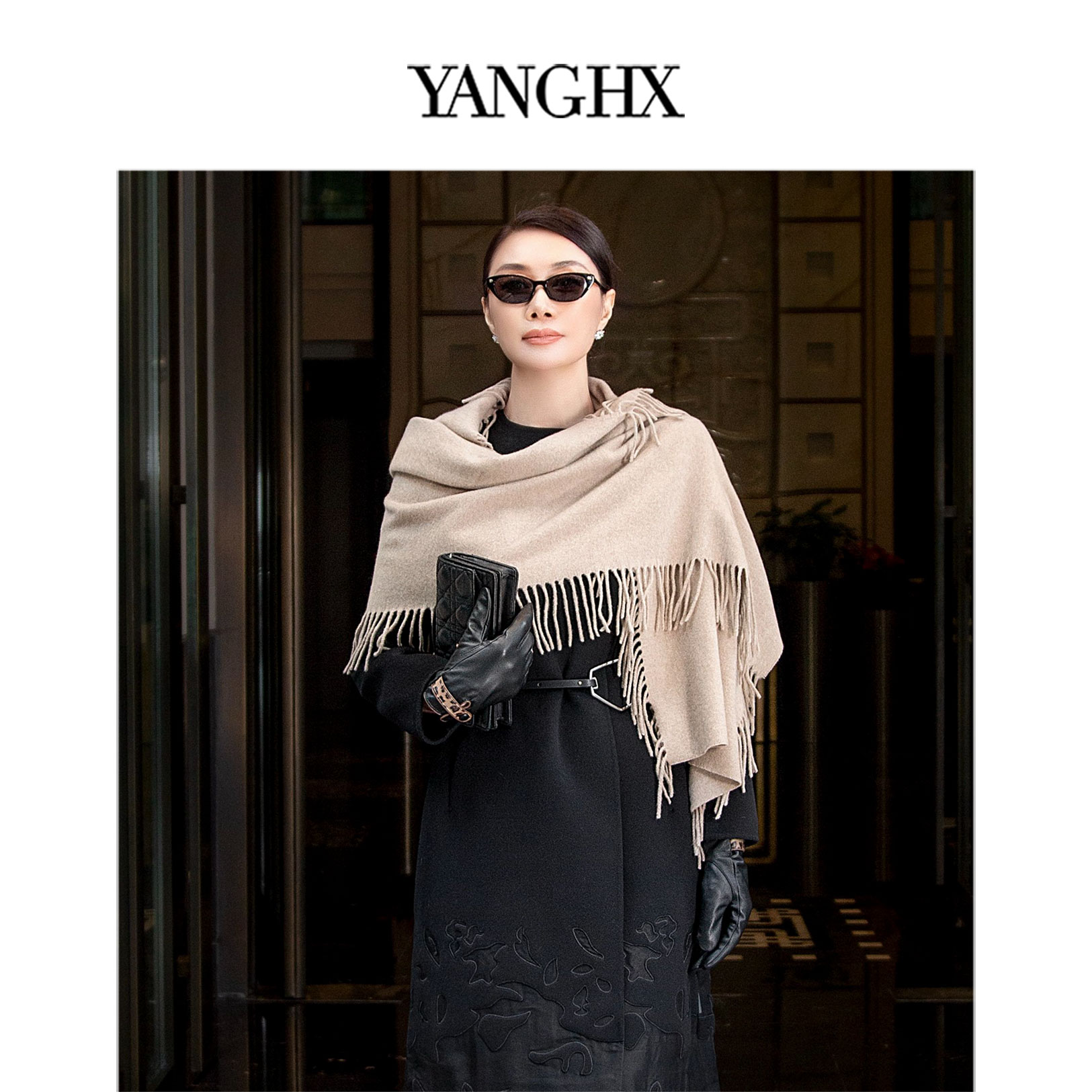 EDFNOT/杨红霞汝意JNY羊绒围巾WJ001（新）