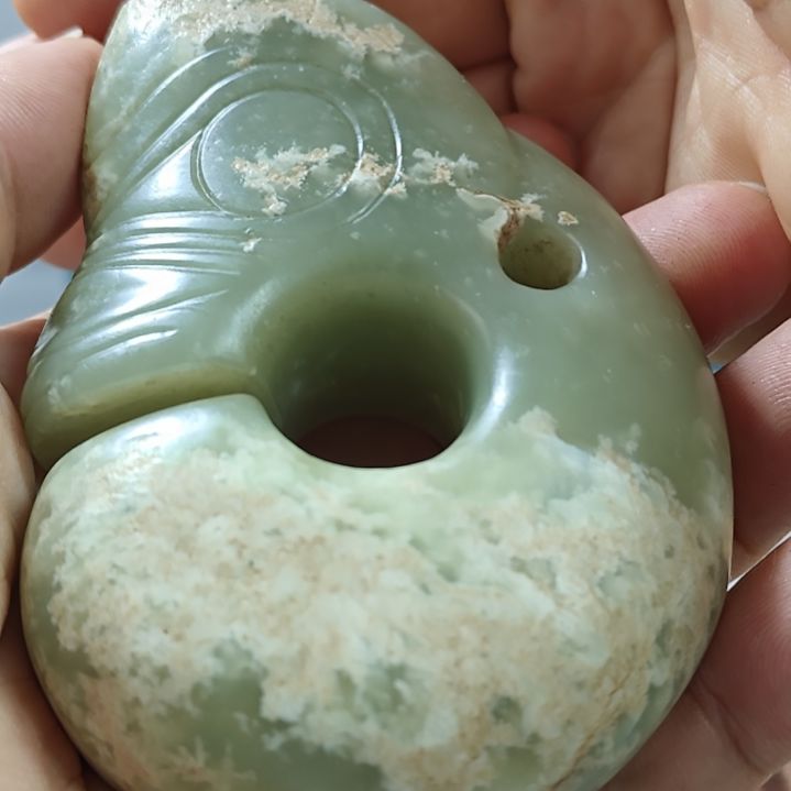 和田玉挂件未镶嵌潇****江
