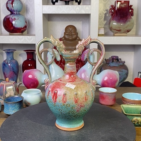 摆件禹州神后钧瓷原产地~