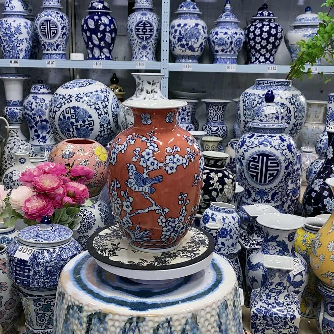 【闪购商品】摆件喜上眉梢花瓶瓷器…………………………