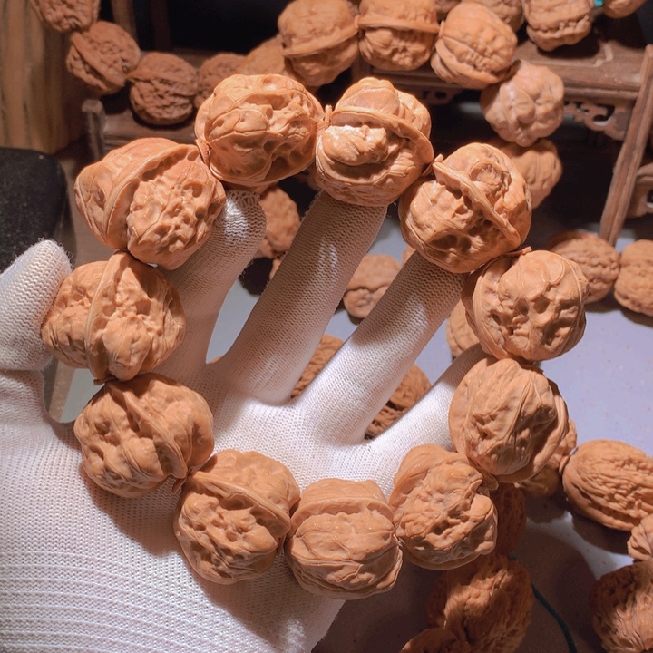 苹***果手串文玩核桃畸形蛙