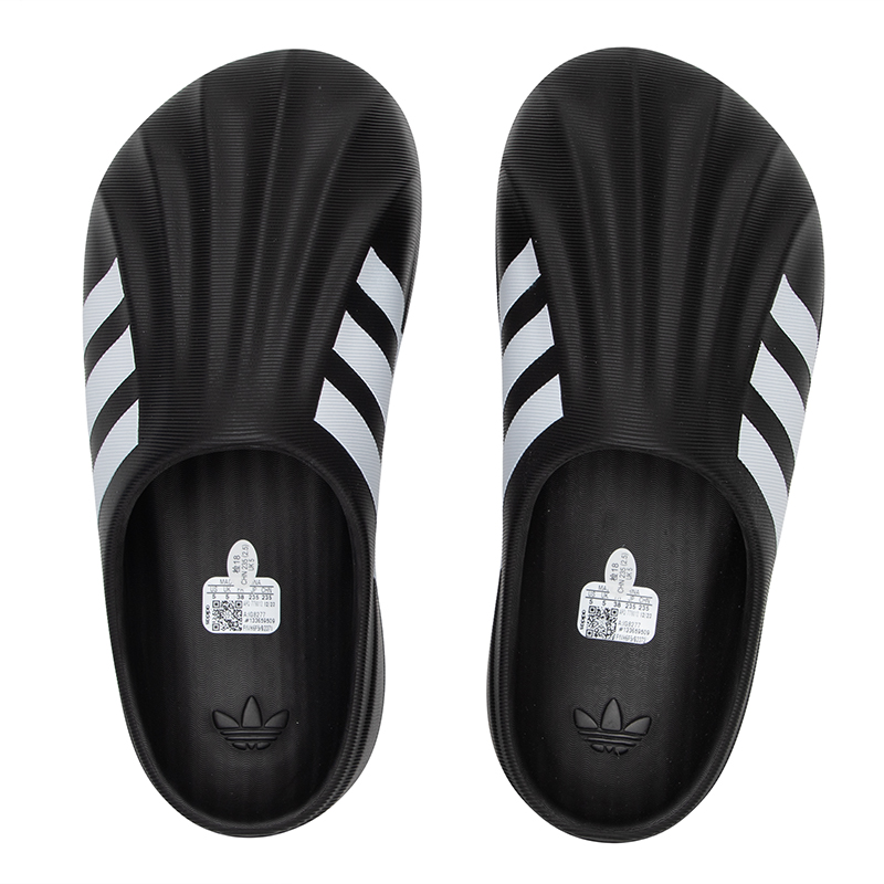 阿迪达斯三叶草2025夏贝壳头穆勒鞋男女透气凉拖舒适半包鞋