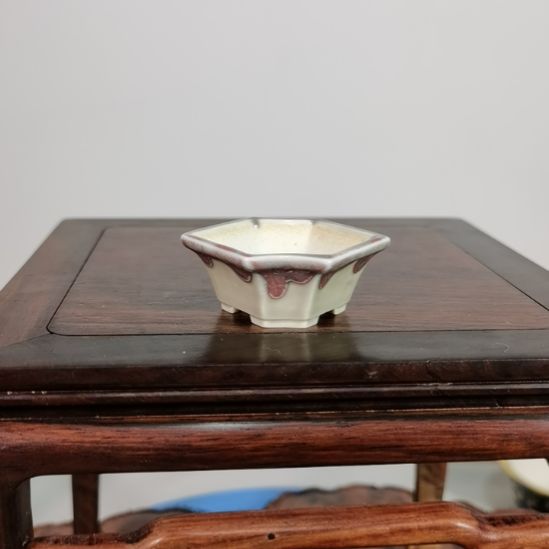禔***庵陶大德堂手工手绘釉盆