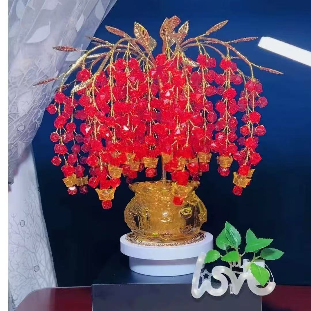 摇钱树（菱形珠版）  DIY材料包