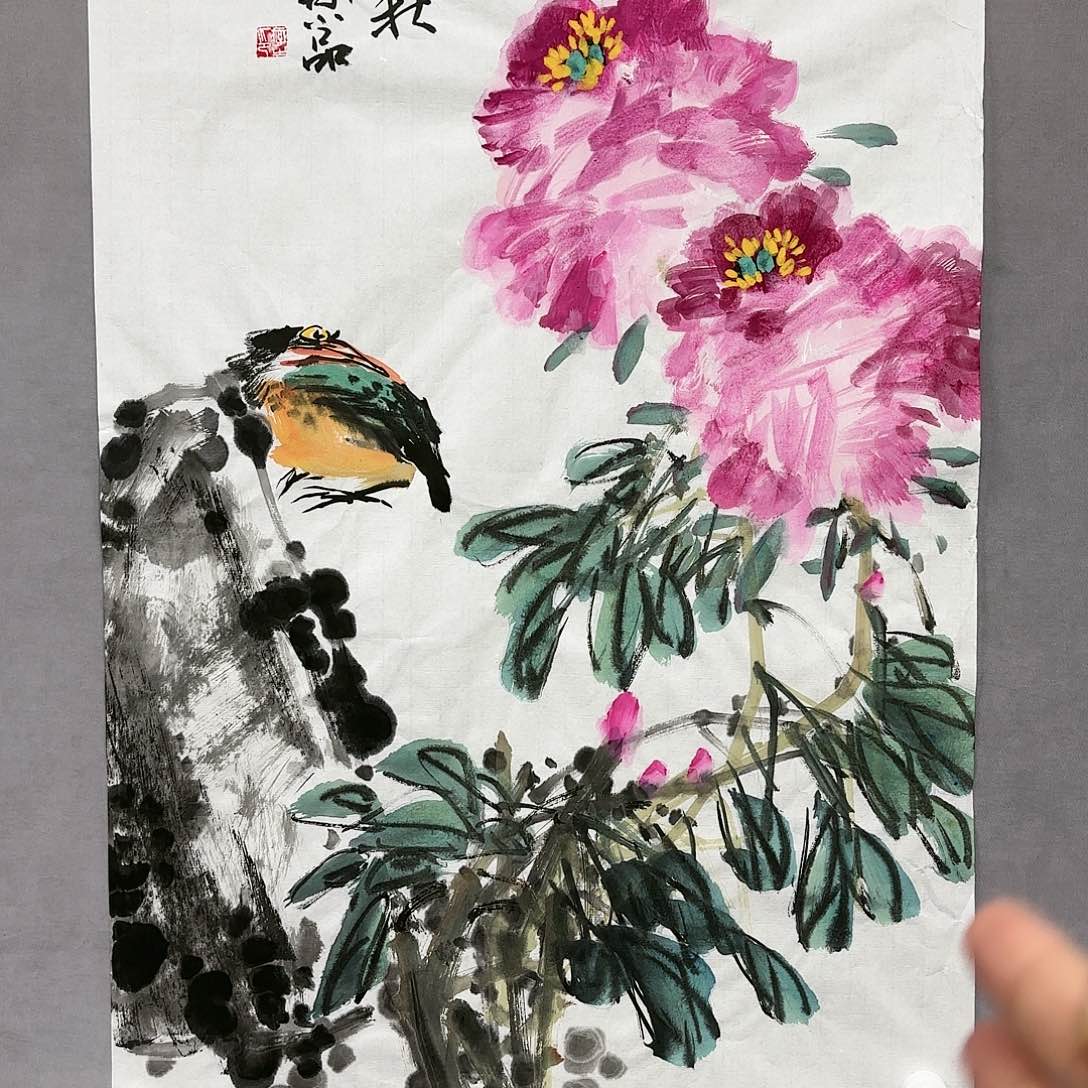 国画国画纯手绘作品请放心去藏