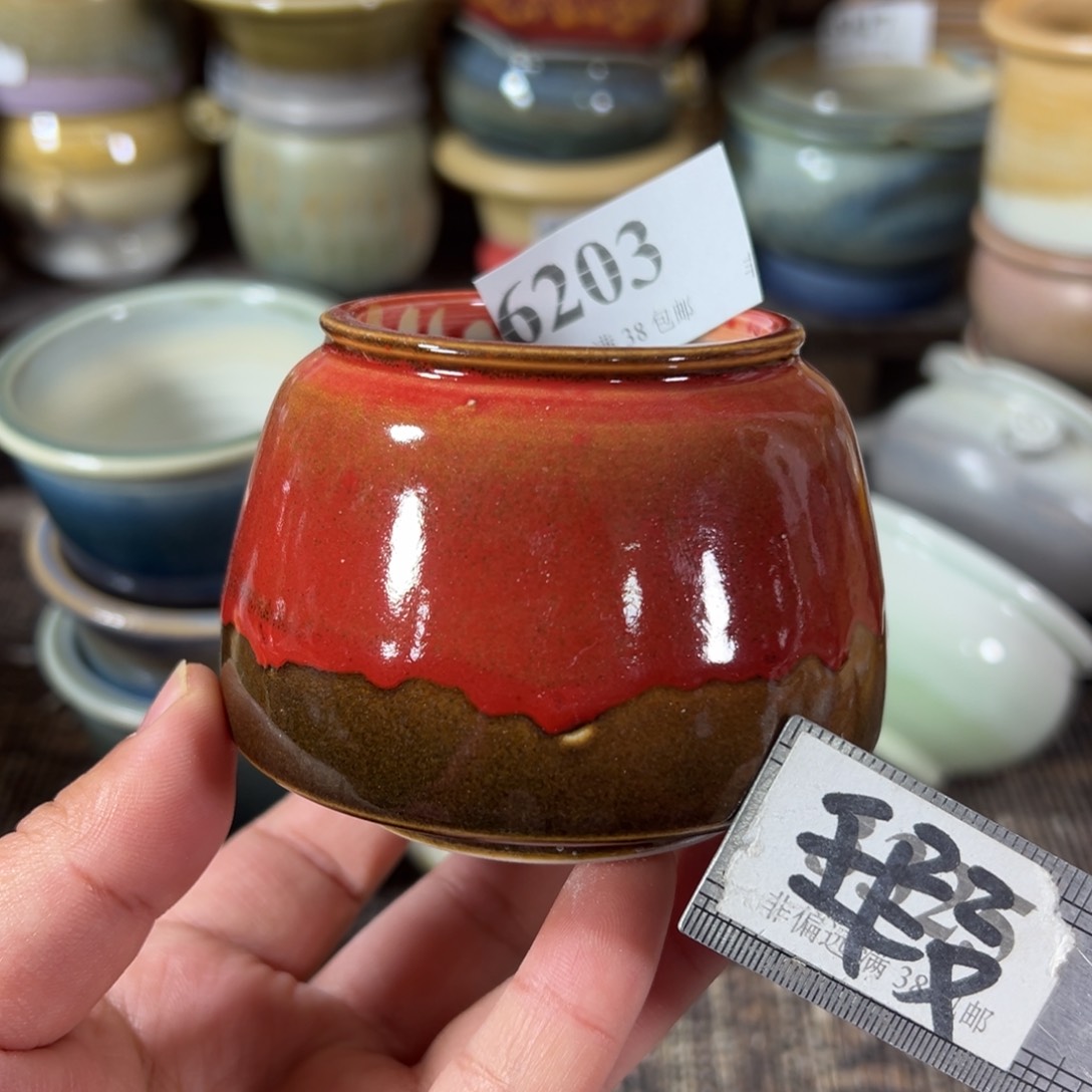 陶瓷景德镇手工花盆