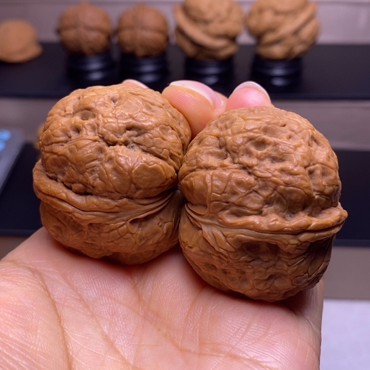 把件文玩核桃麒麟背40