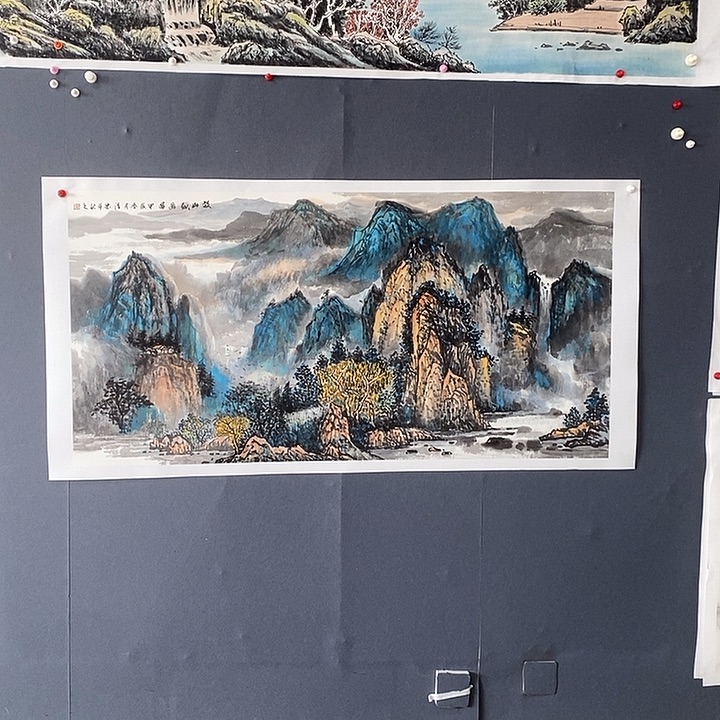 碧***青国画68/138姜清忠手绘拖心