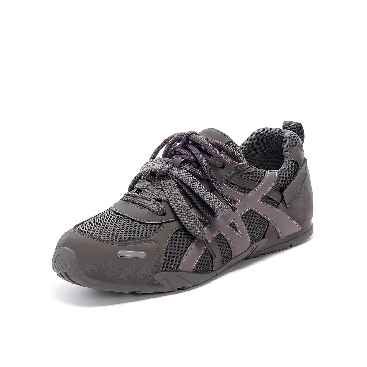 休闲阿甘鞋2025秋季新款舒适系带平底鞋女鞋时尚德训鞋7001