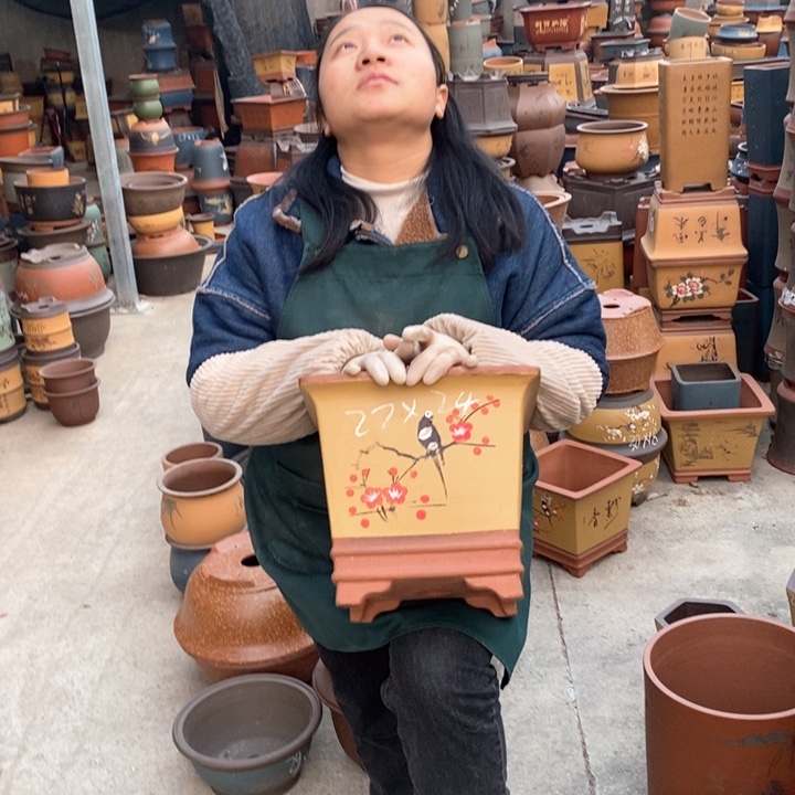 紫砂花盆紫砂花盆盆栽花卉苗木种植