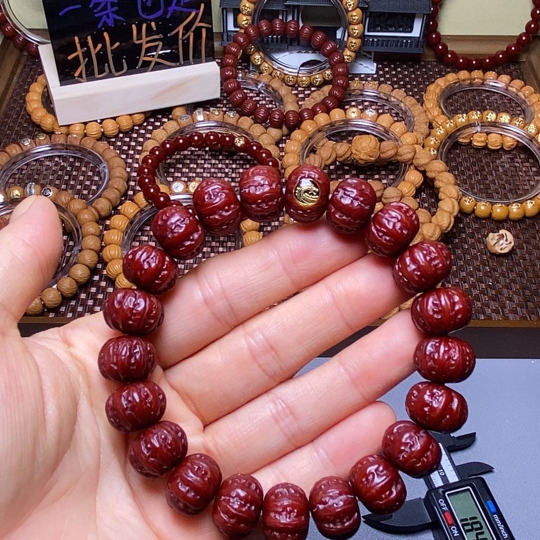 猴头核桃手串金标京巴楞全品23号