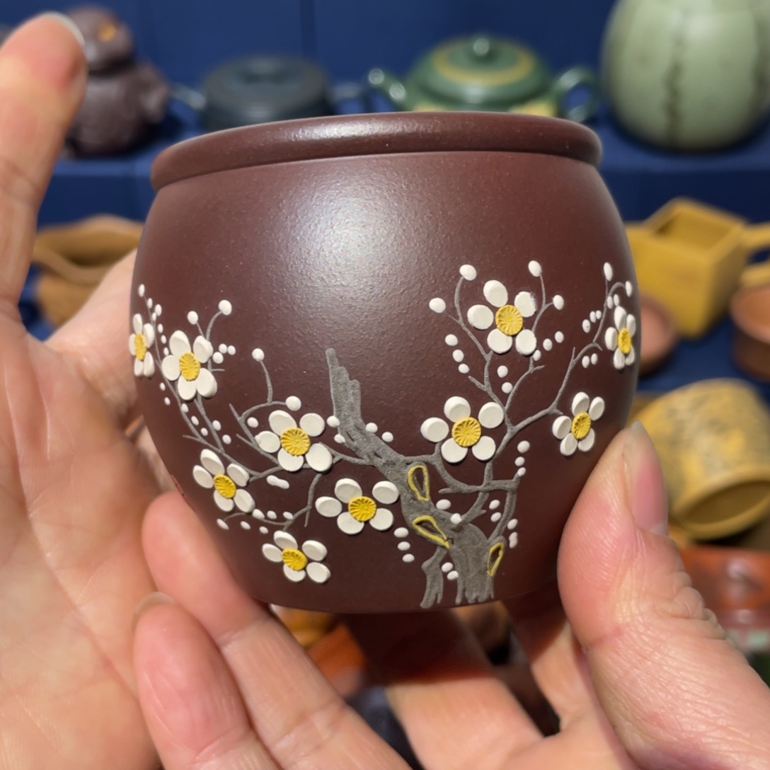 原矿紫砂手工主人杯