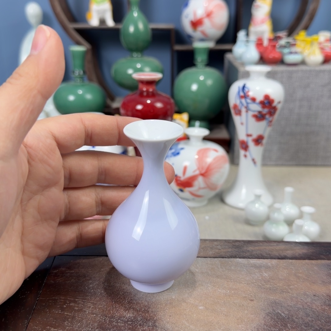 陶瓷手工小花器摆件