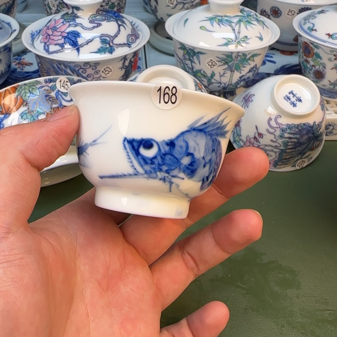 彦祖纯手工手绘茶具168