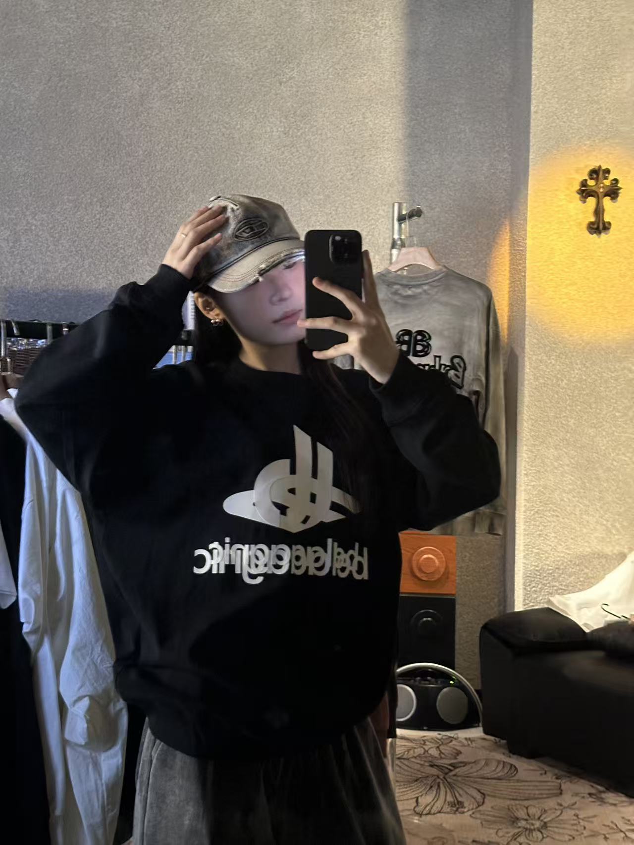 BREAK媛媛【巴家】原单8家字母对版休闲百搭男女同款卫衣A154