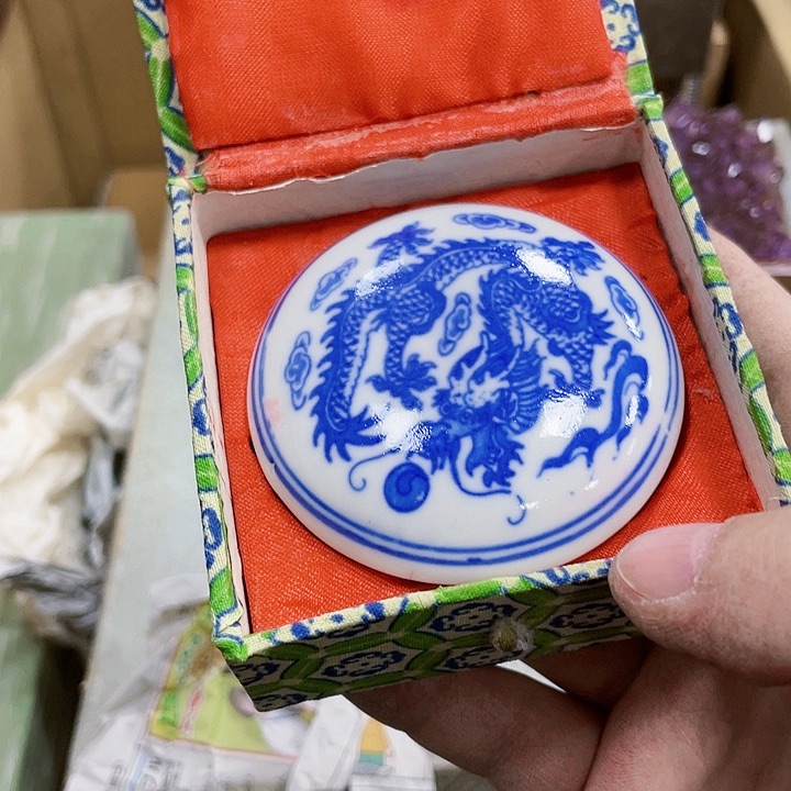 瓷片东**文瓷制作工艺品摆件