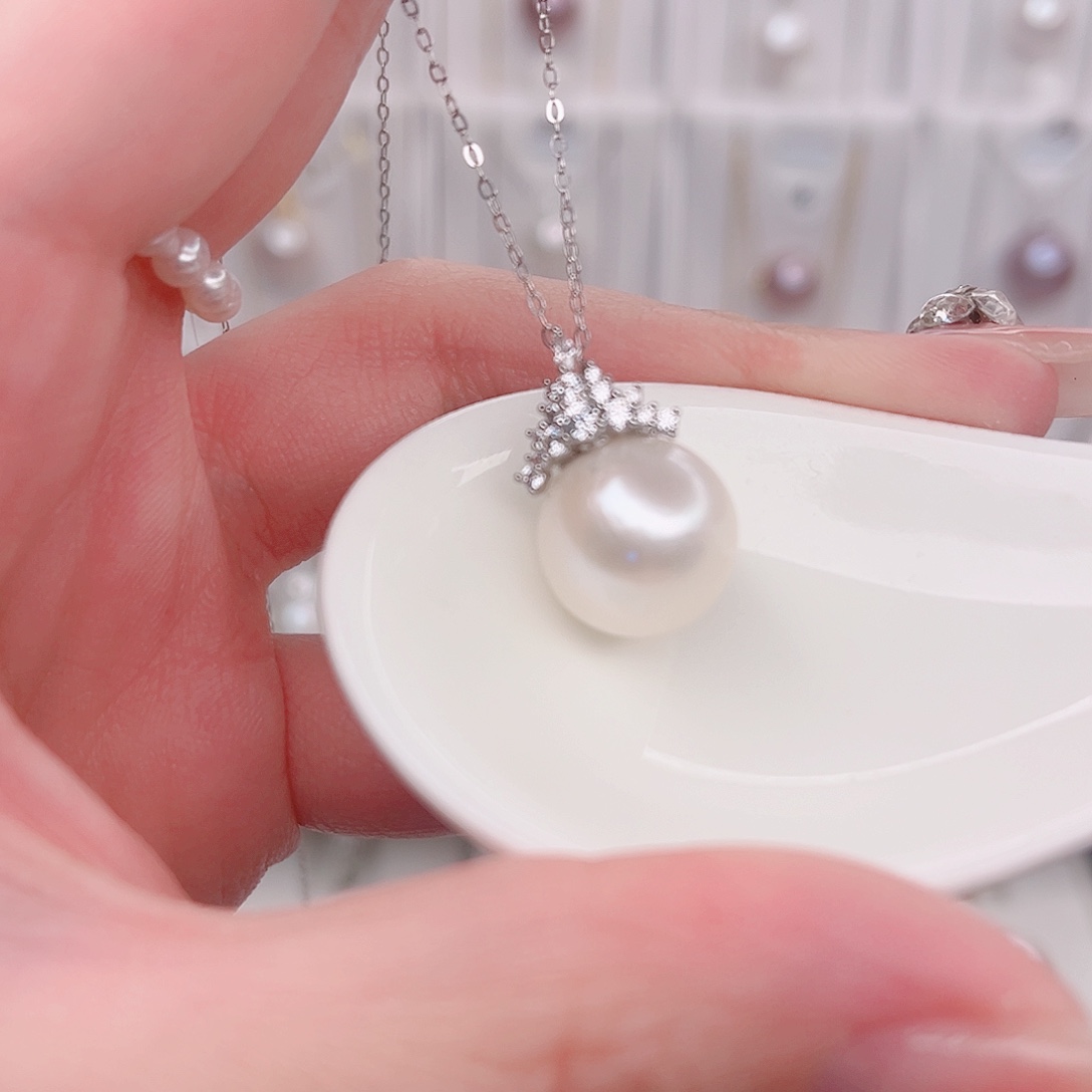 淡水珍珠未镶嵌吊坠(赠链)