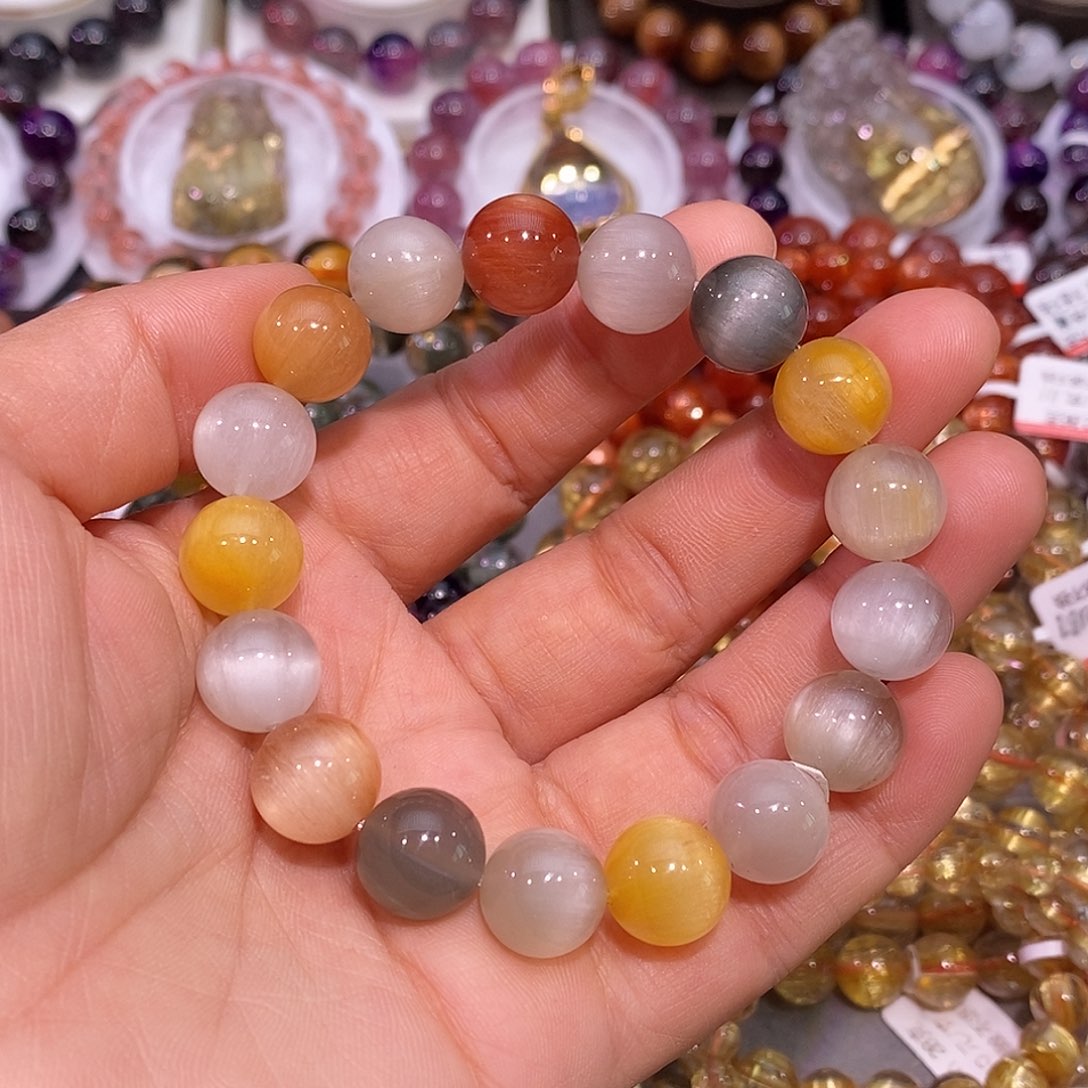 未镶嵌手链水晶兔毛12