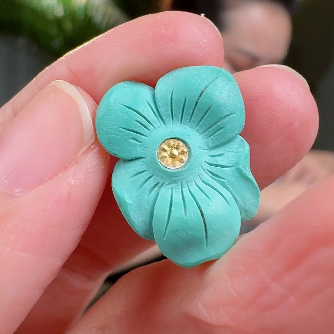 绿松石珠宝奇石未镶嵌