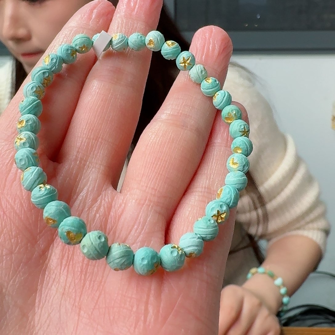 绿松石珠宝奇石未镶嵌