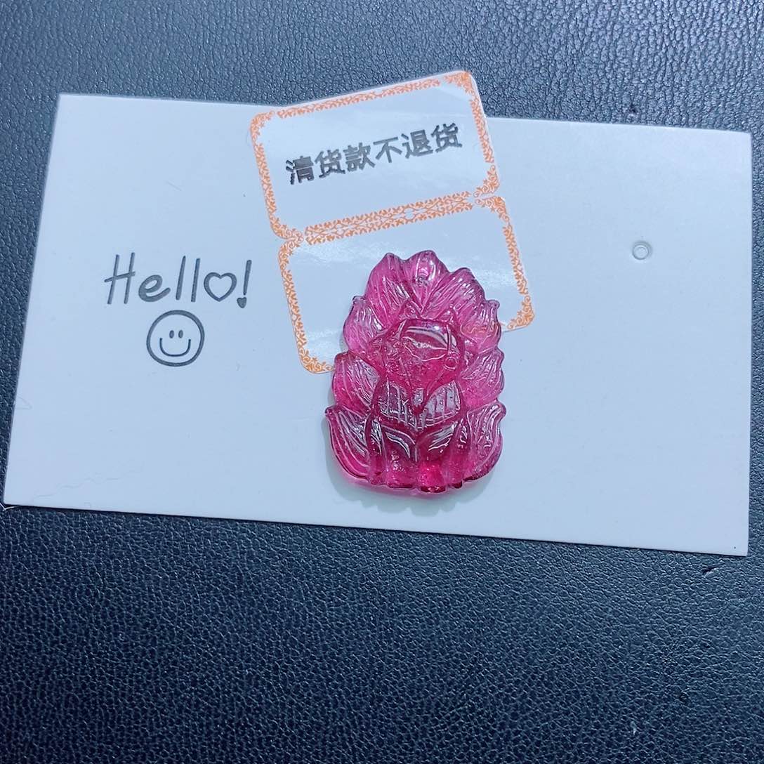 未镶嵌颈饰碧玺碧玺吊坠