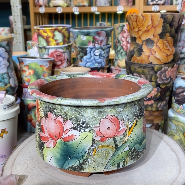 红陶景德镇艺术手绘作品