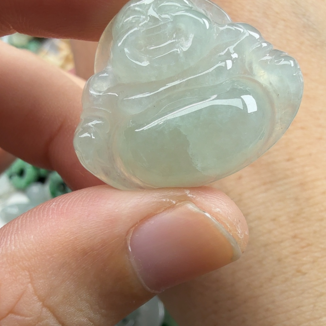 翡翠未镶嵌颈饰48